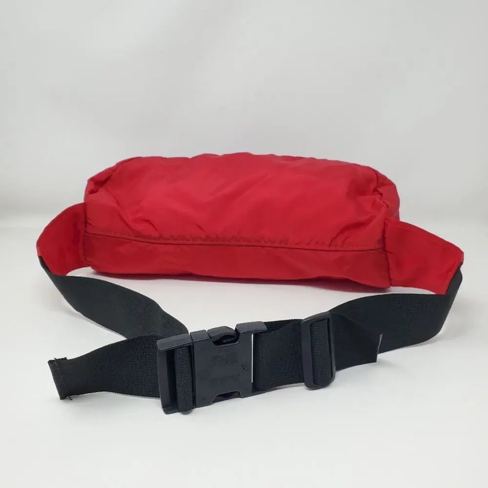 Vintage The North Face Red & Blue Nylon Large belt/waist bag in Great condition